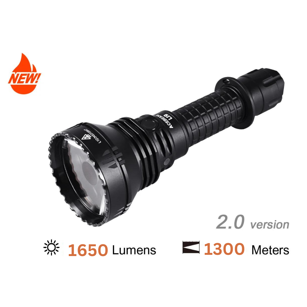 Acebeam L19 2.0 Long Range 2200 Lumens Tactical LED Flashlight